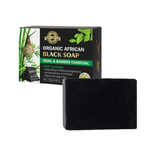 Soap, Gels & Wash Lotions - Organic African Black Soap Snail And Bamboo ...